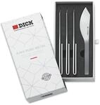 F. Dick Pure Metal Ajax Steakmesser-set 4-teilig, Breites Klingenblatt