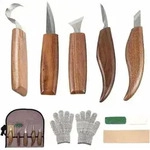 10-teiliges Holzschnitzwerkzeug-set Aus Kohlenstoffstahl, Holzschnitzwerkzeuge Mit