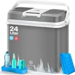 24 Liter K&uuml;hlbox K&uuml;hlt Und W&auml;rmt Thermo-elektrische K&uuml;hlbox 12 Volt Und 230 Volt