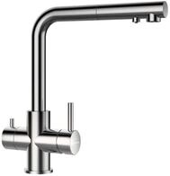 Vitus - Sp&uuml;ltischarmatur Mit Ausziehbarem Auslauf Und Mit Filterfunktion, Edelstahl