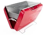 Mox Koffergrill Holzkohlegrill Bbq Campinggrill Koffer Rot Griller Kompakt - Taino