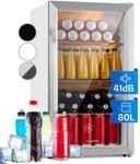 Klarstein - Getr&auml;nkek&uuml;hlschrank, K&uuml;hlschrank Klein Mit 3 Ablagen, Minik&uuml;hlschrank