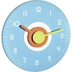 Tfa Dostmann - 60.3015.06 Quarz Wanduhr 230 Mm X 40 Mm Hellblau Leisegang-uhrwerk