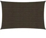 Vidaxl Sunshade Sail 160 G/m2 Brown 6x8 M Hdpe