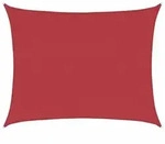 Sonnensegel 160 G/m2 Rot 6x8 M Hdpe Vidaxl