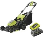 Ryobi Ry36lm40a-0 Rasenm&auml;her-akku, 36 V, 40 Cm, 25&ndash;75 Mm, Mulch-set, 4,0 Ah