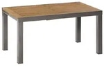Santorin Ausziehtisch 150(200)x90cmaluminium/akazie