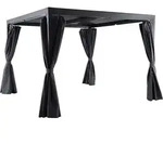 Primaster Pavillon Triviso 3x3m Gartenpavillon Alu Inkl Lamellendach Zum &Ouml;ffnen
