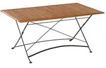 Schlossgarten Klapptisch 160x90cmflachsteukalyptusb