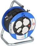 Brennenstuhl - K-trohne Garant 180 15m H05vv-f3g1,5 3fach Klappd./thermo/kischu/2xusb