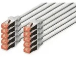 Digitus Cat 6 S/ftp Patchkabel, 10 St&uuml;ck, 3m, Grau (dk-1644-030-10)