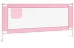Kleinkind-bettschutzgitter Rosa 200x25 Cm Stoff Vidaxl