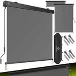 Kesser&reg; Senkrechtmarkise Mit Handkurbel - 160 X 250cm, Grau