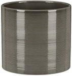 Scheurich - Blumentopf Aus Keramik, Farbe: Glass Grey, 28 Cm Durchmesser, 25 Cm Hoch,
