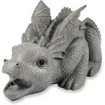 Esotec - Wasserspeier-figuren Drache Grisu Einzelfigur Teichfigur 100735