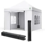 Vounot&reg; Pavillon 3x3m, Wasserdichter Faltpavillon, Faltbar Partyzelt Mit 4