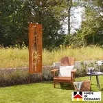 Home Deluxe - Sichtschutz Aus Qualit&auml;tsstahl Aurelia - Made In Germany Gartenschild