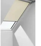 Velux Manuelles Verdunkelungsrollo F&uuml;r Dachfenster, Beige Dkl Sk06, Grauer Rahmen