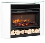 Klarstein - Studio 10 Arc Chemin&eacute;e &Eacute;lectrique 1800 W Led Flammes Chauffantes