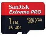 Sandisk Extreme Pro Microsdxc 1tb + Sd Adapter + 2 Years Rescuepro