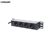 Intellinet Rackmount-steckdosenleiste 10" 1u, 4 Steckdosen 1,8 M