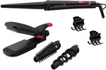 Rowenta Infinite Looks Cf422l Lockenstab De Hot Hair Schwarz, Rosa 48w