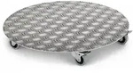 Pflanzenroller Alu, &Oslash; 30 Cm, Silber Tragkraft: 100 Kg