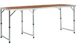 Klappbarer Campingtisch Aluminium 180 X 60 Cm Vidaxl
