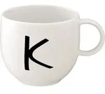 Villeroy & Boch K Buchstaben Tasse