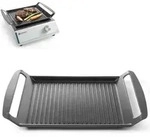 Hendi - Grillplatte F&uuml;r Induktionskocher, 390x260x(h)35mm