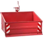 Dema - Traktor Heckcontainer Heckmulde Transportcontainer Mulde Container 120 Cm Rot