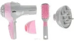 Braun Haartrockner Mit Diffusor Und B&uuml;rste