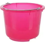 Kerbl Stall- Und Baueimer Rosa Kunststoff 12l Fassungsverm&ouml;gen 33cm Durchmesser