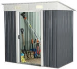 Ger&auml;teschuppen Aus Verzinktem Stahl Bohio Gr&ouml;&szlig;e: M Ger&auml;tehaus Metall Gartenhaus