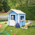 Home Deluxe - Spielhaus Der Grosse Palast - 106 X 111 Cm Farbe: Blau, Ausstattung: