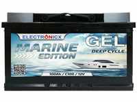 Electronicx - Marine Edition gel Batterie 100 ah 12V Boot Schiff...