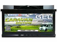 Electronicx - Caravan Edition gel Batterie 100 ah 12V Wohnmobil Boot Versorgung