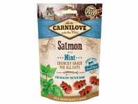 Carnilove Crunchy Snack Lachs & Minze – Katzensnack mit Lachs und Minze – 50 g