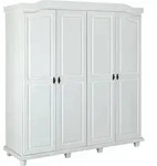 Insy Kleiderschrank Mit 4 T&uuml;ren Weiss.