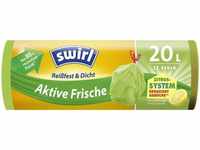 Swirl - Aktive Frische Müllbeutel 20 l Reißfest & Dicht Müllsäcke &