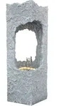 Granimex Corso Mit Regenfall Polystone Wassers&auml;ule Mit Pumpe Und Led-beleuchtung