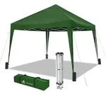 Pavillon 3x3m Mit 4 Sands&auml;cken, Pop Up Faltpavillon, Faltbar Gartenzelt...
