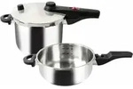 Kelomat Schnellkochtopf Alfa Set Induktion &Oslash;22cm 6 + 3 Liter