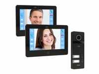 Video Türsprechanlage für 2 Familienhaus mit 7 Monitoren und Full HD Kamera