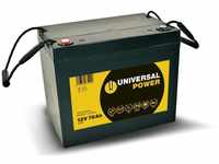 Agm UPC12-75 12V 78Ah (C20) agm Wohnmobilbatterie - Universal Power