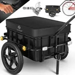Fahrradanh&auml;nger Lastenanh&auml;nger Handwagen Mit Kupplung Hochdeichsel F&uuml;r...
