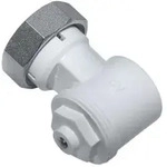 Winkeladapter F&uuml;r Ventil-hk M30x1,5 Wei&szlig; 1011450 - Oventrop