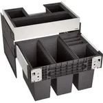 Select - Einbaum&uuml;lleimer, Geteilt, Volum 42 L 526211 - Blanco