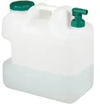 Relaxdays Wasserkanister Mit Hahn, 25 Liter, Kunststoff Bpa-frei, Weithals Deckel,