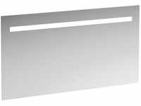 Leelo Spiegel mit integrierter horizontaler LED-Beleuchtung, Aluminiumrahmen, 1300